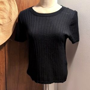 J. Crew Silk/Cashmere Short Sleeve Top